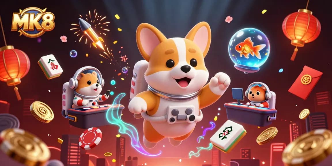 Experience thrilling gaming with MK8 where luck and strategy meet in a vibrant casino setting.