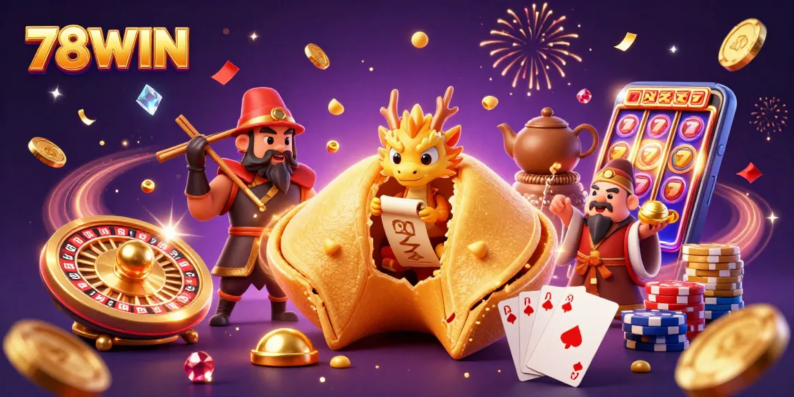 Spin to win at 78WIN with vibrant slot reels and thrilling jackpots in an animated scene.