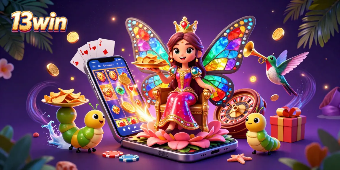Play the exciting slot games at 13win with vibrant characters and dynamic casino action.