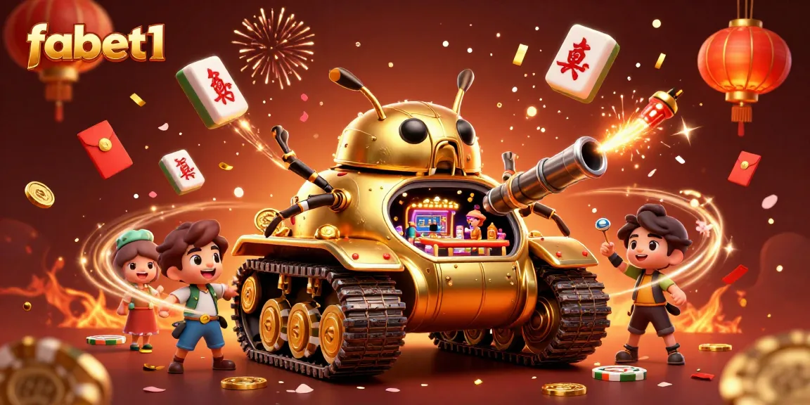Experience the excitement of fabet1 with a vibrant cash-themed 3D casino scene.