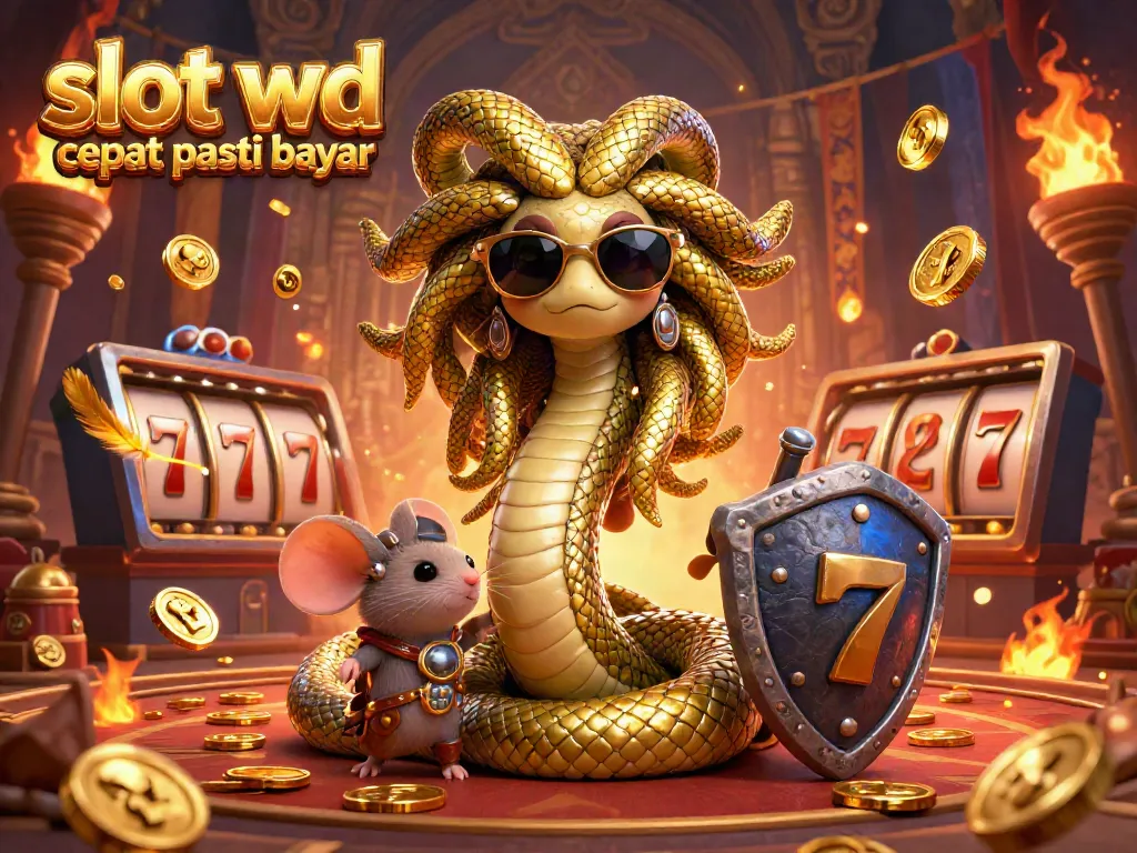 Menangkan jackpot dengan slot wd cepat pasti bayar dalam ilustrasi kasino yang meriah.