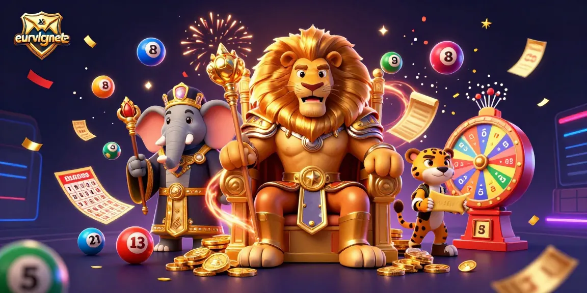 Engage in exhilarating lottery action with eurvlgnete's vibrant 3D casino scene.