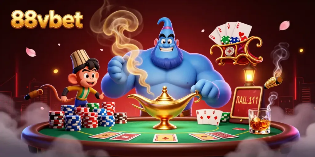 Participate in thrilling games at 88vbet with a magical casino experience featuring poker elements.
