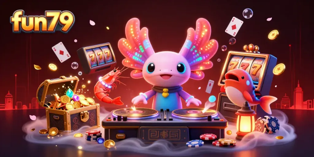 Engage in immersive gameplay at fun79 with vibrant casino characters and dynamic action.