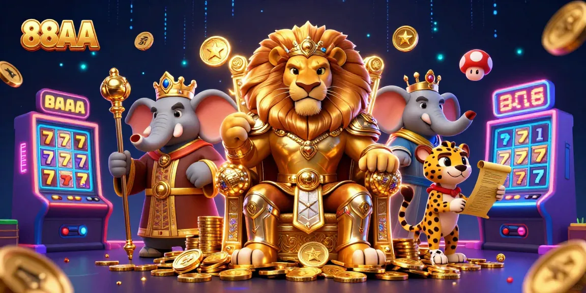 Experience thrilling games at 88AA with lively characters and vibrant casino elements.