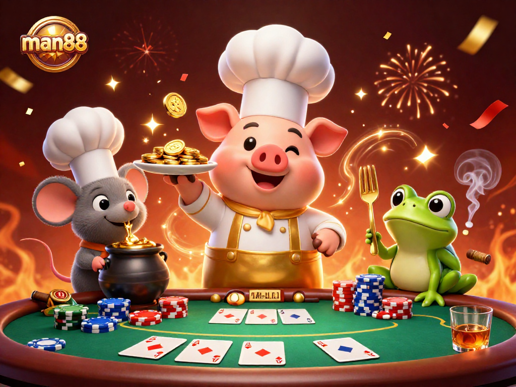 Experience thrilling wins at man88 with glittering gold coins and vibrant casino excitement!