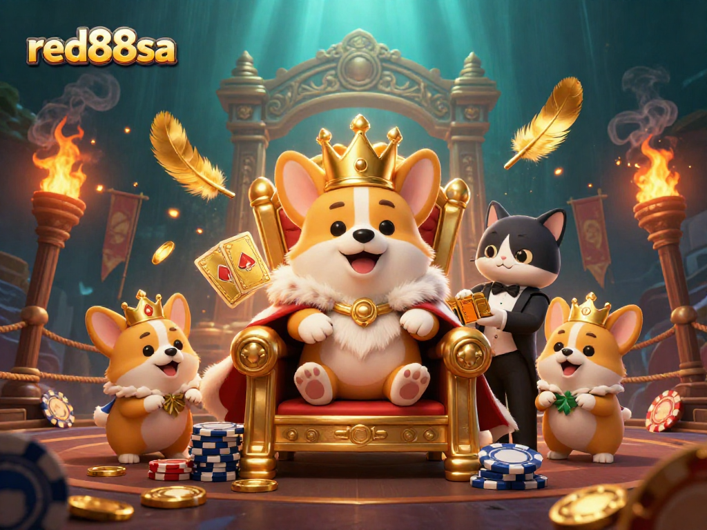 Experience the excitement of red88sa where gamers encounter royal moments and vibrant casino-themed elements.