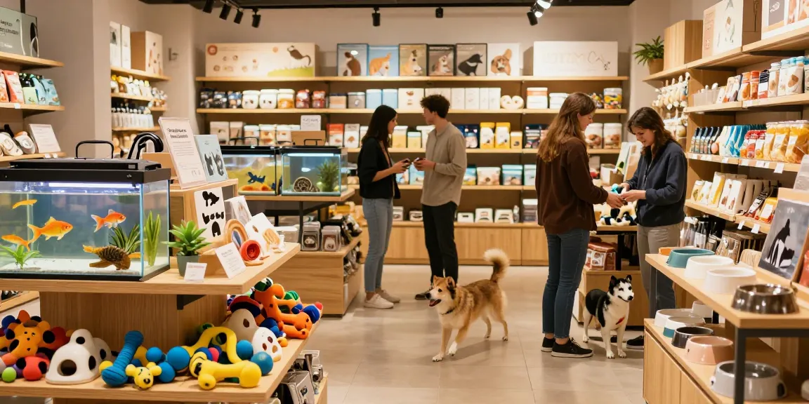 Tierbedarf Empfehlungen für Hund, Katze und Fisch im vertrauenswürdigen lokalen Geschäft.
