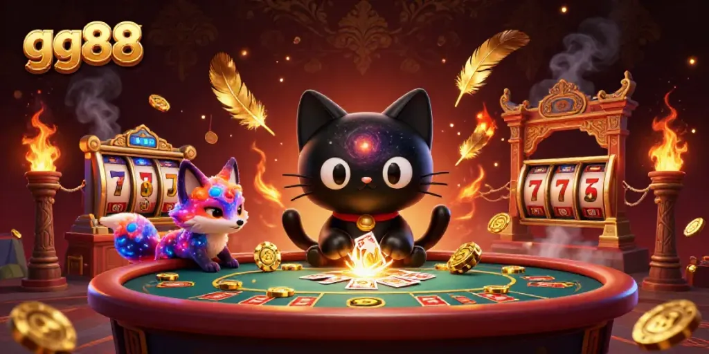 Experience the thrilling atmosphere of gg88 with unique casino elements and rich visual detail.